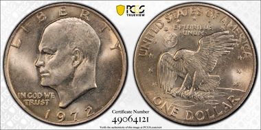 1972 $1 Type 1 MS65
