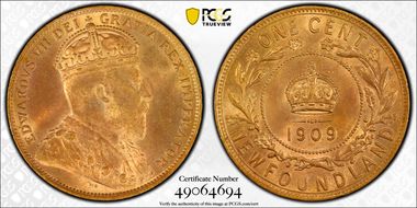 1909 1C MS64RD
