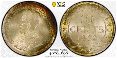 1912 10C MS66