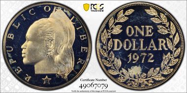 1972 $1 PR66DCAM