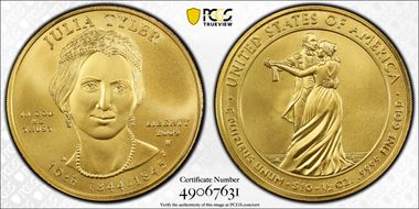2009-W $10 Julia Tyler MS70