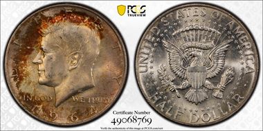 1964-D/D 50C RPM, FS-503 MS65