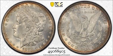1878 7/8TF $1 Strong, VAM 36, 7/4 MS64