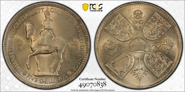 1953 Crown S-4136 Coronation MS65