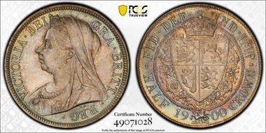 1900 1/2 Cr S-3938 MS63