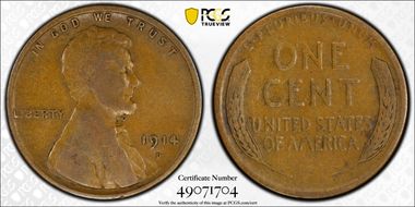 1914-D 1C VG10BN