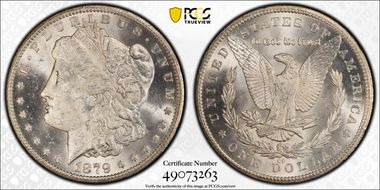 1879-CC $1 MS62