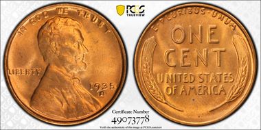 1935-S 1C MS66RD