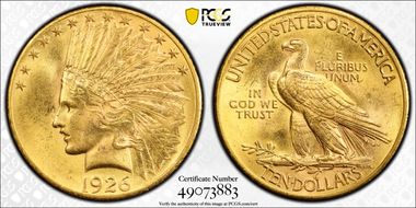 1926 $10 MS64