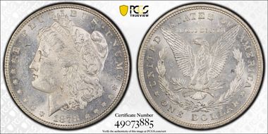 1878 8TF $1 MS61