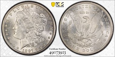 1897-S $1 MS62