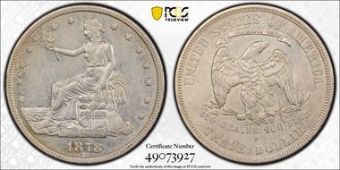 1878-S T$1 Trade N1