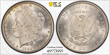 1884-CC $1 MS63