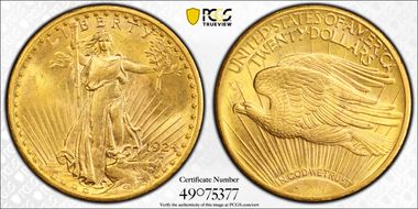 1924 $20 MS62