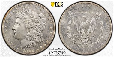 1902 $1 MS64PL
