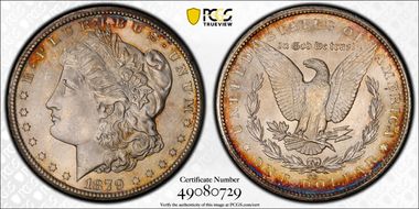 1879-CC $1 Capped Die MS65