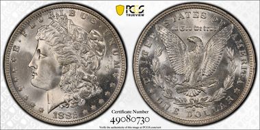 1882-O/S $1 Strong MS65
