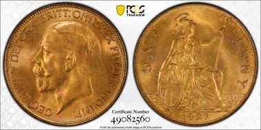 1927 1D S-4054A MS65RD