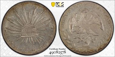 1890-Oa AE 8 R Oa35 AU58