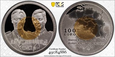 2021 € 100 Union Economique PR69DCAM