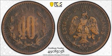 1919-Mo 10C Bronze N1BN
