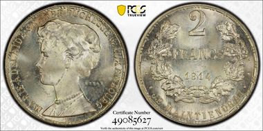 1914 P2 Fr KM-E30 Essai Ag SP64