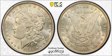 1894 $1 MS62