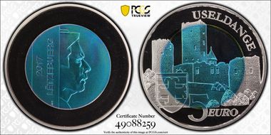 2017 € 5 Useldange PR70CAM