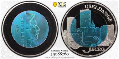 2017 € 5 Useldange PR70CAM