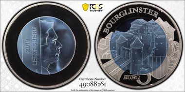 2019 € 5 Bourglinster Castle PR70DCAM