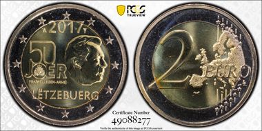 2017 € 2 50 years Volunteer Army MS66