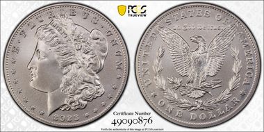 2023 $1 Morgan Dollar First Strike MS70
