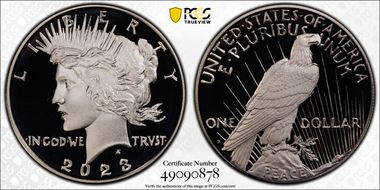 2023-S $1 Peace Dollar First Strike PR69DCAM