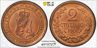 1901 2 St KM-23.1 MS63RB