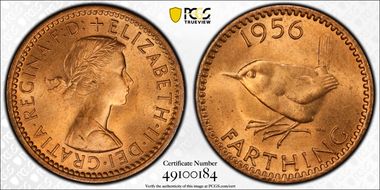 1956 1/4D S-4159 MS65RD