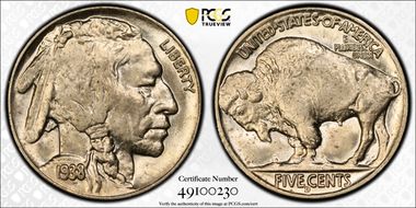 1938-D 5C Buffalo MS63