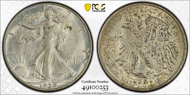 1939-D 50C DDO, FS-101 MS64