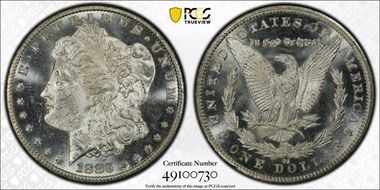 1883-CC $1 MS63PL