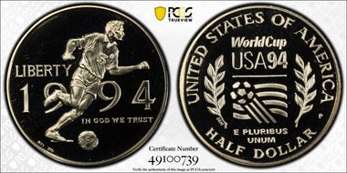1994-P 50C World Cup PR69DCAM