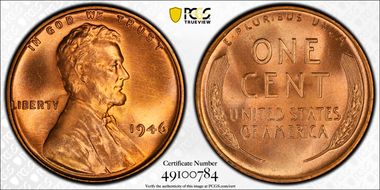 1946 1C MS67+ RD