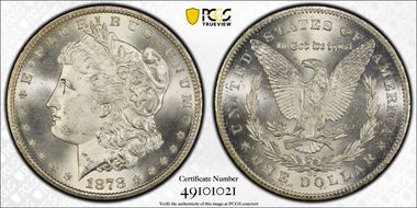 1878-CC $1 MS66