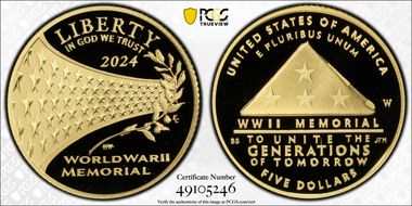 2024-W $5 Greatest Generation First Strike PR70DCAM