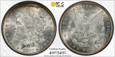 1880 $1 MS63