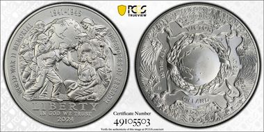 2024-P $1 Greatest Generation MS70