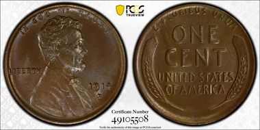 1914-D 1C MS66BN