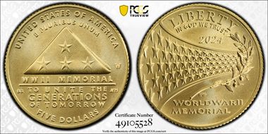 2024-W $5 Greatest Generation MS69