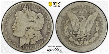 1878 7TF $1 VAM 82 AG3