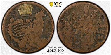 1670s NJ 1/2P Saint Patrick, Martin 4-E G6BN
