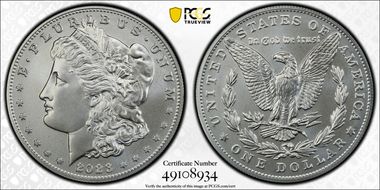 2023 $1 Morgan Dollar MS70