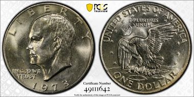 1973 $1 MS64